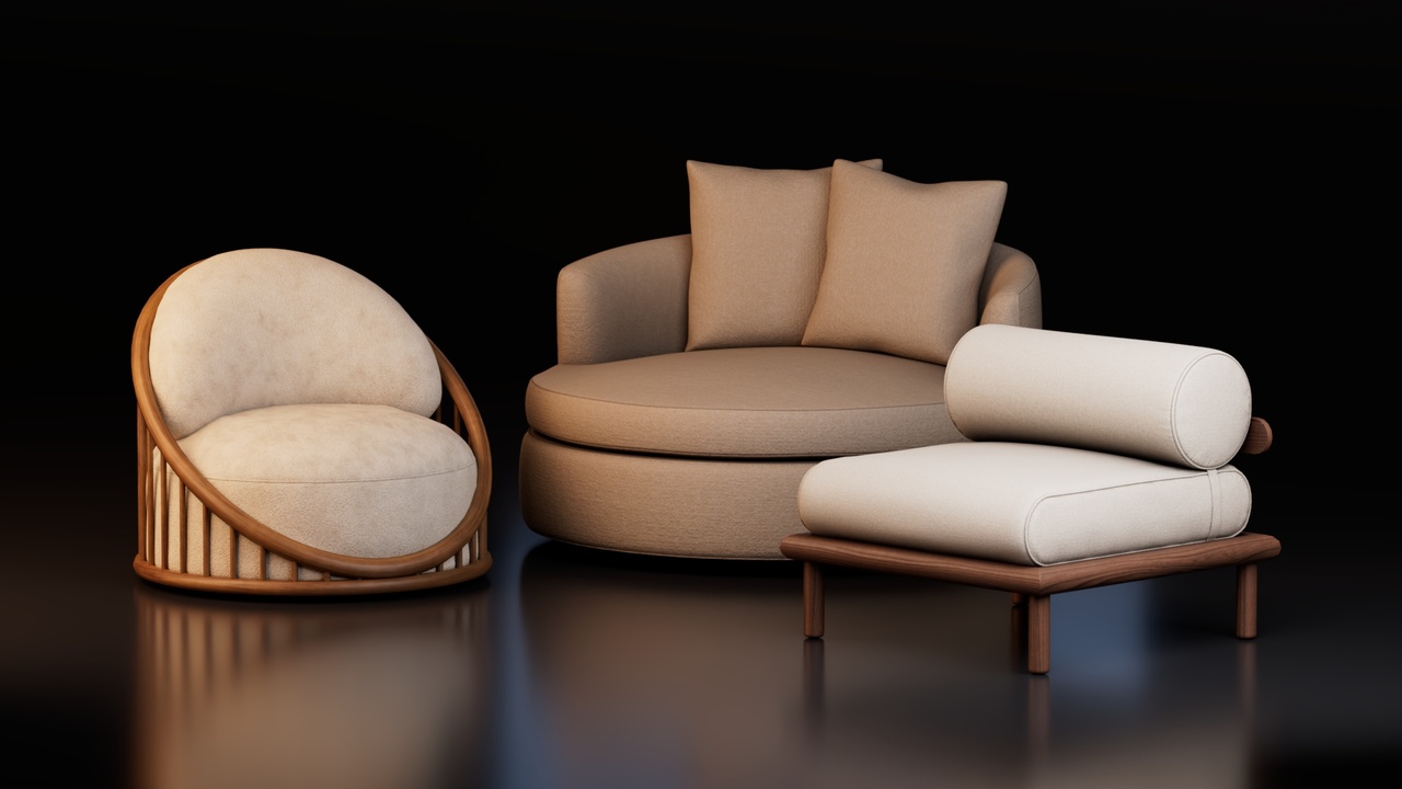Media 1 for listing Modern Luxury Lounge Chair Collection