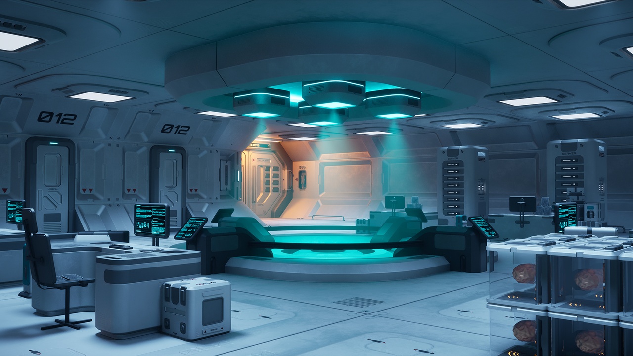 Media 1 for listing Modular Sci-Fi Laboratory Environment