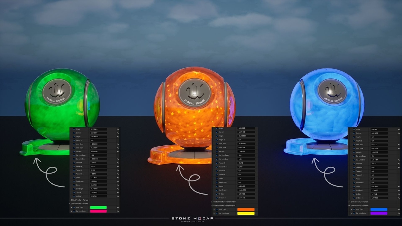 Media 1 for listing Magical Orb Material - Customizable 4K