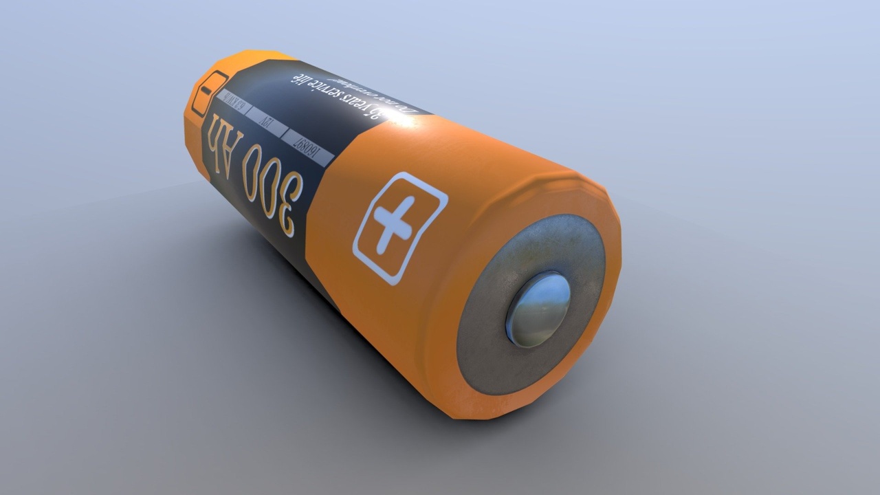 Media 1 for listing Battery Low Poly