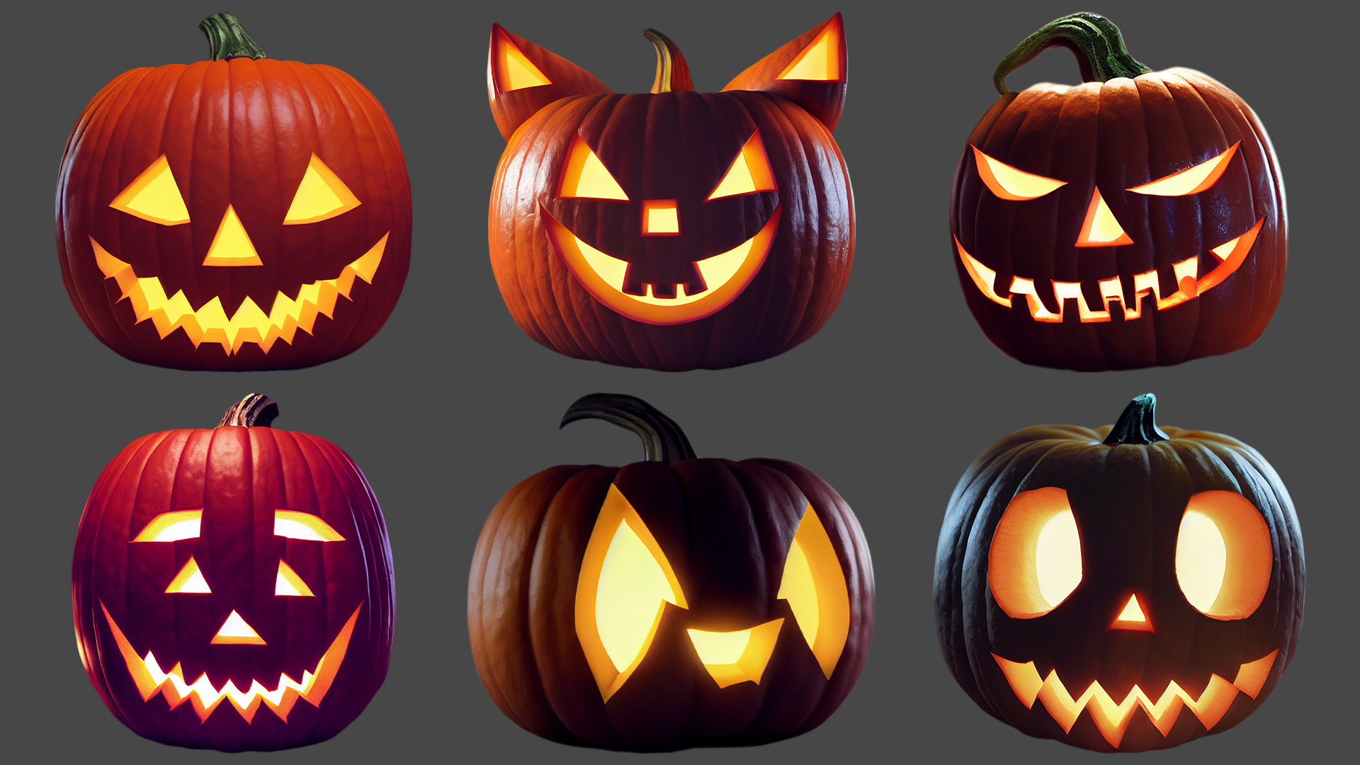 64 Jack-O-Lanterns | Fab