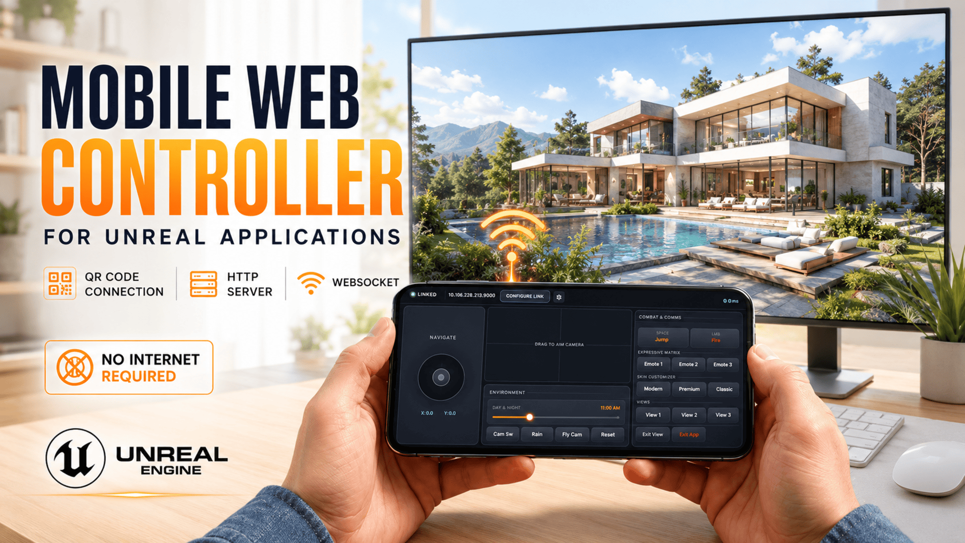 Mobile Web Controller for Unreal Application | Fab