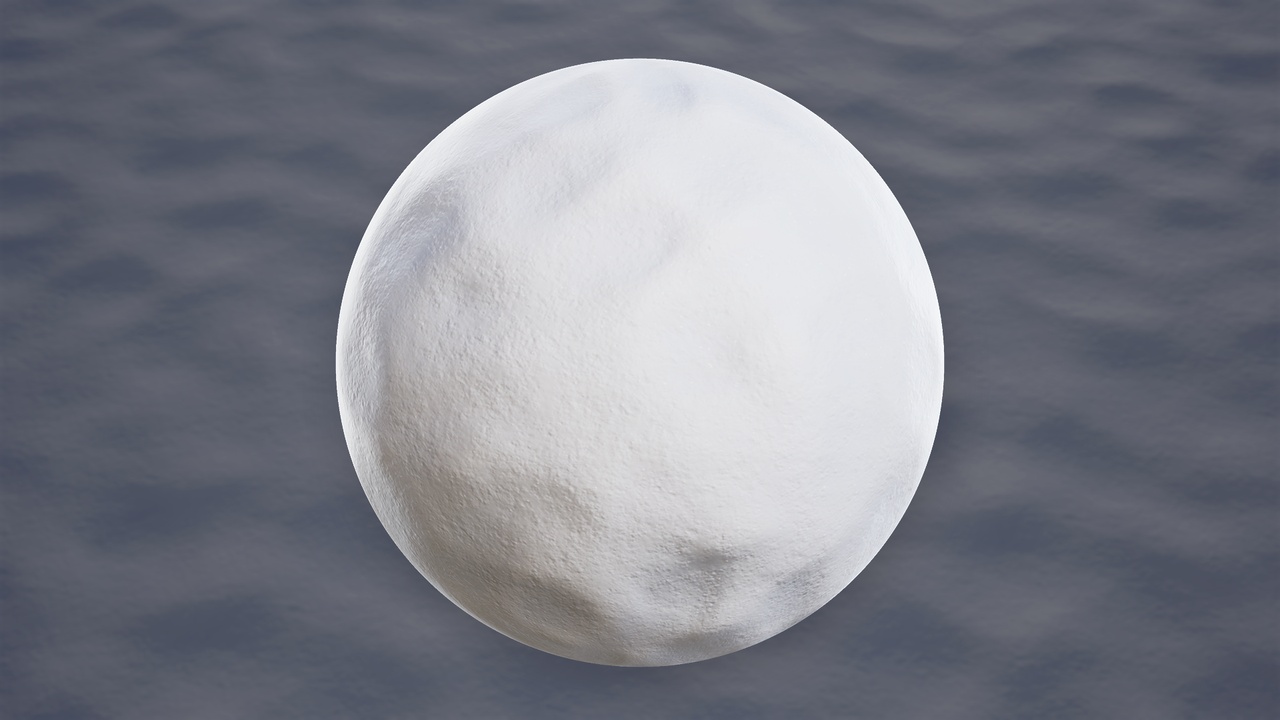 Media 1 for listing Stylized Snow 01A - Material