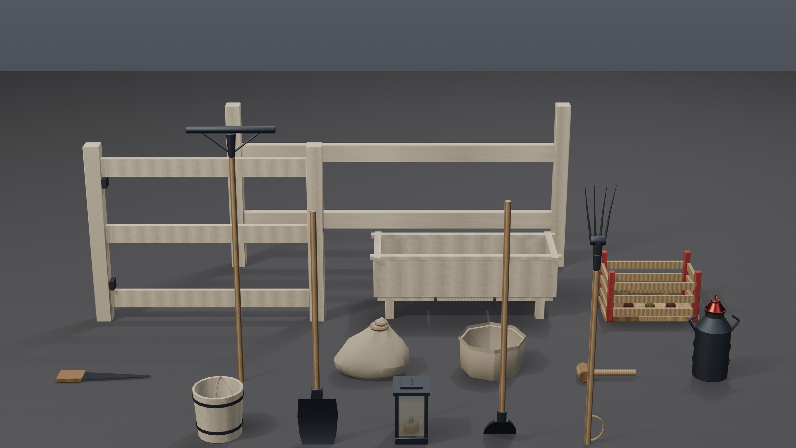 Media 1 for listing HDLM Farm Barnyard Props