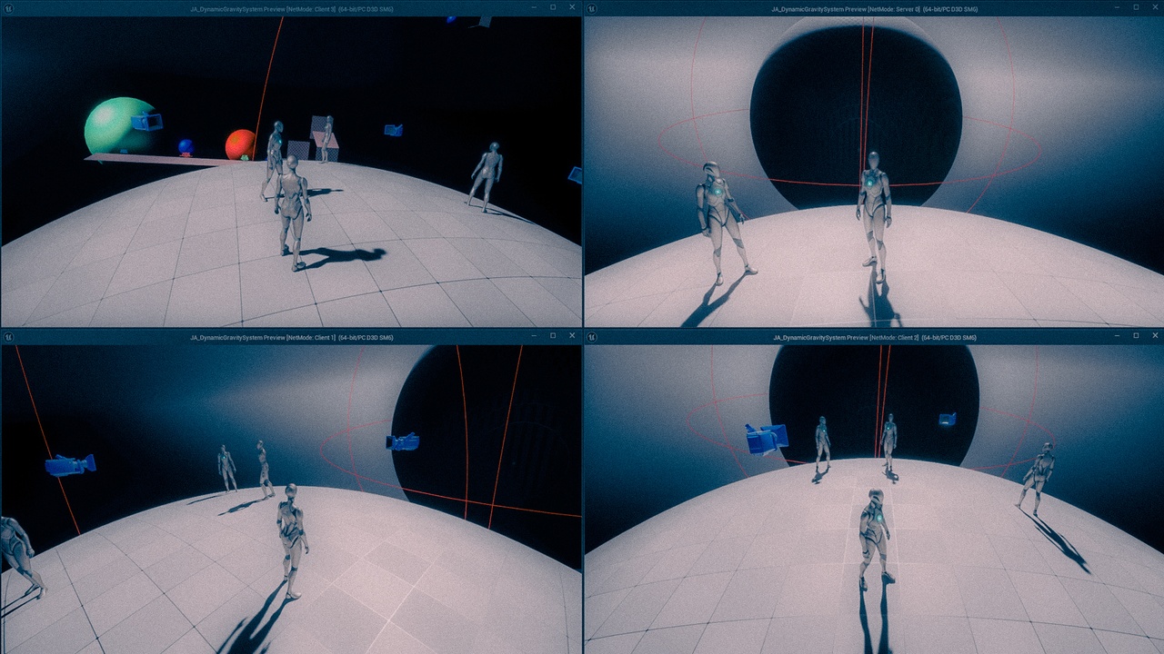 Media 1 for listing JA - Multiplayer Planetary Gravity System