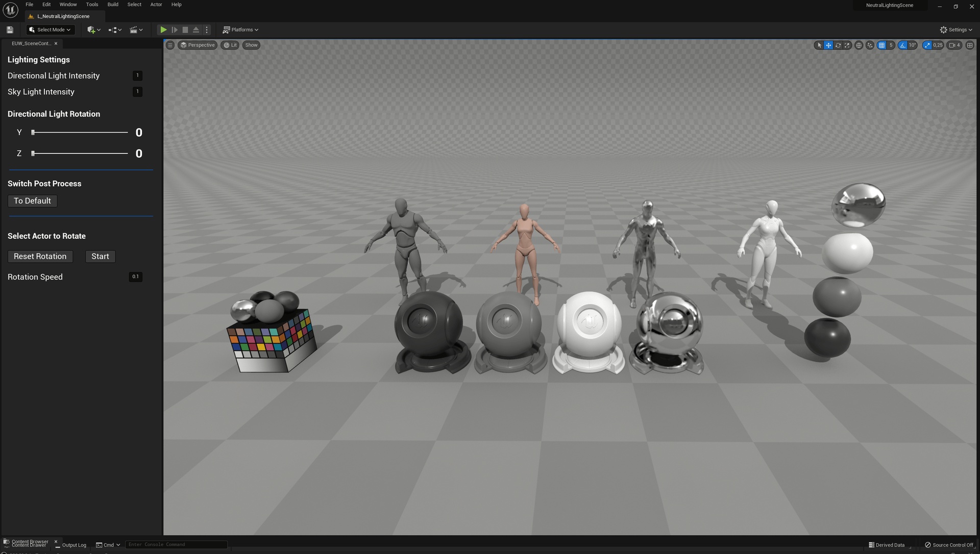 Media 1 for listing Neutral Lighting Scene