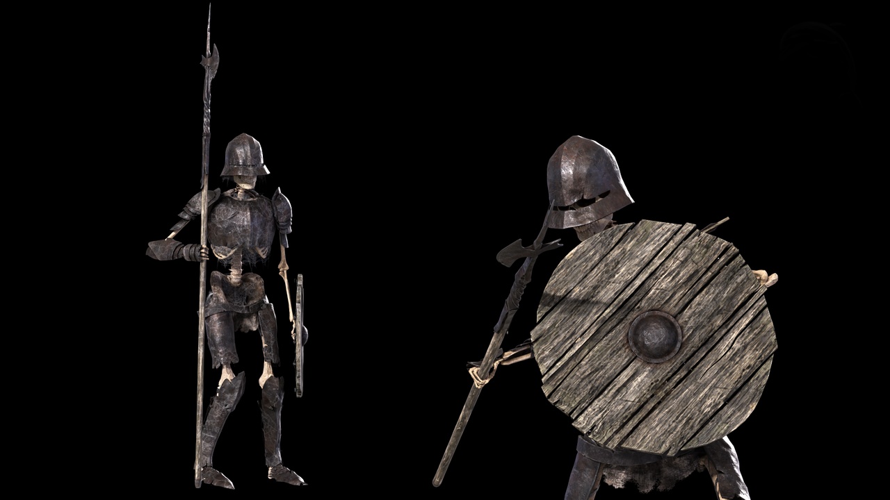 الوسائط 1 للقائمة Spearman Skeleton