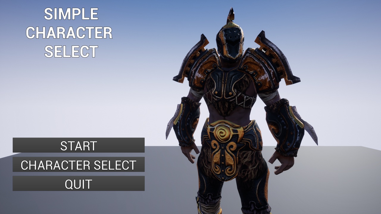 Media 1 for listing Simple Character Select