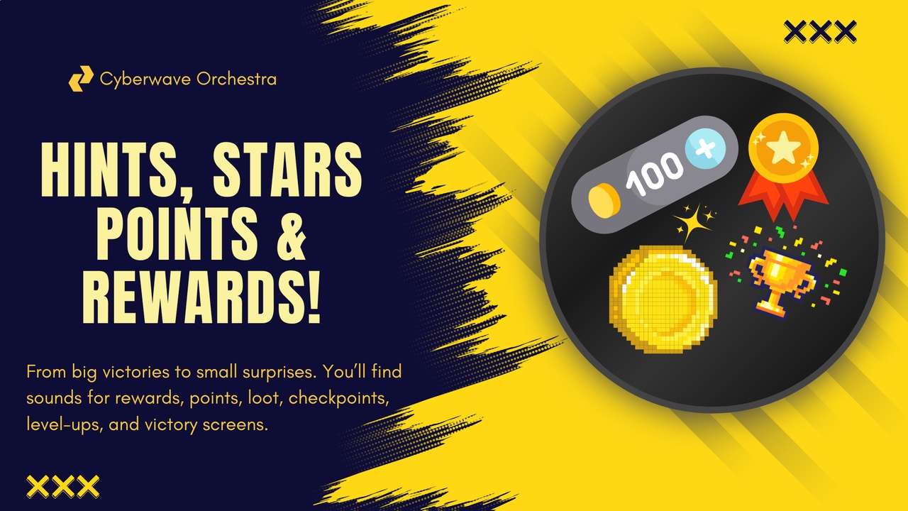 Media 1 for listing Hints Stars Points & Rewards Sound Effects Pack