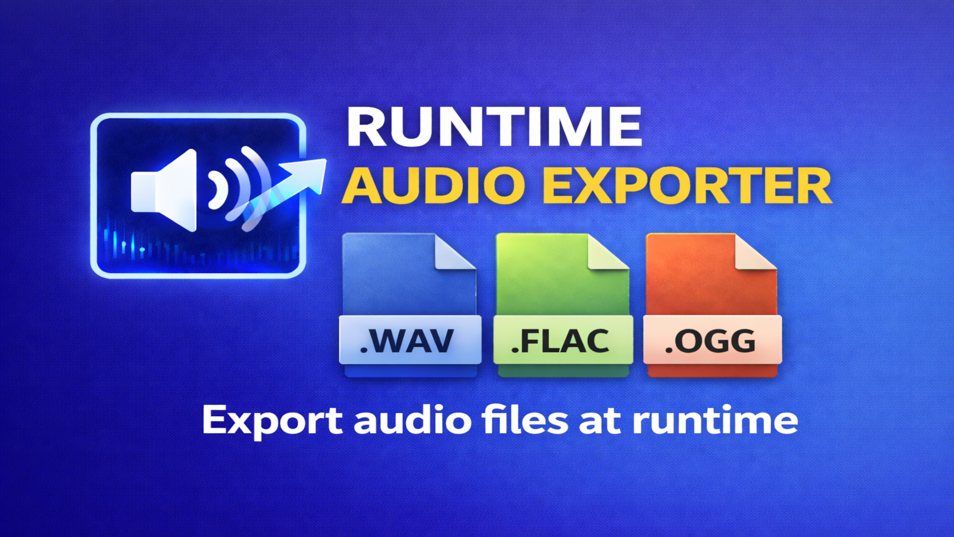Runtime Audio Exporter | Fab