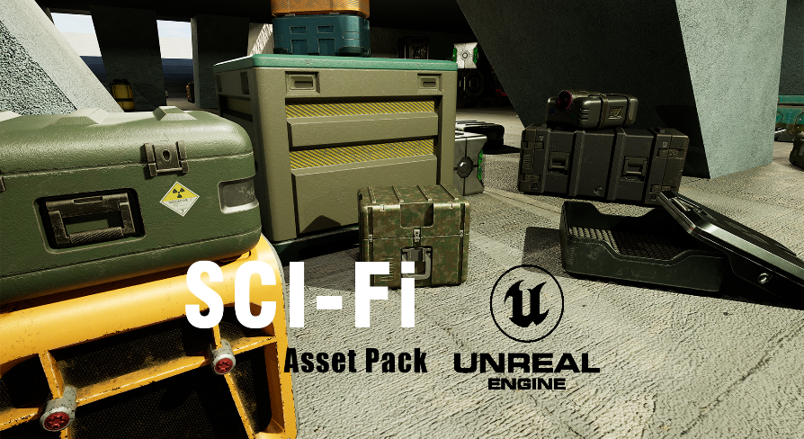 SCI Fi Asset Pack Vol 01 | Fab