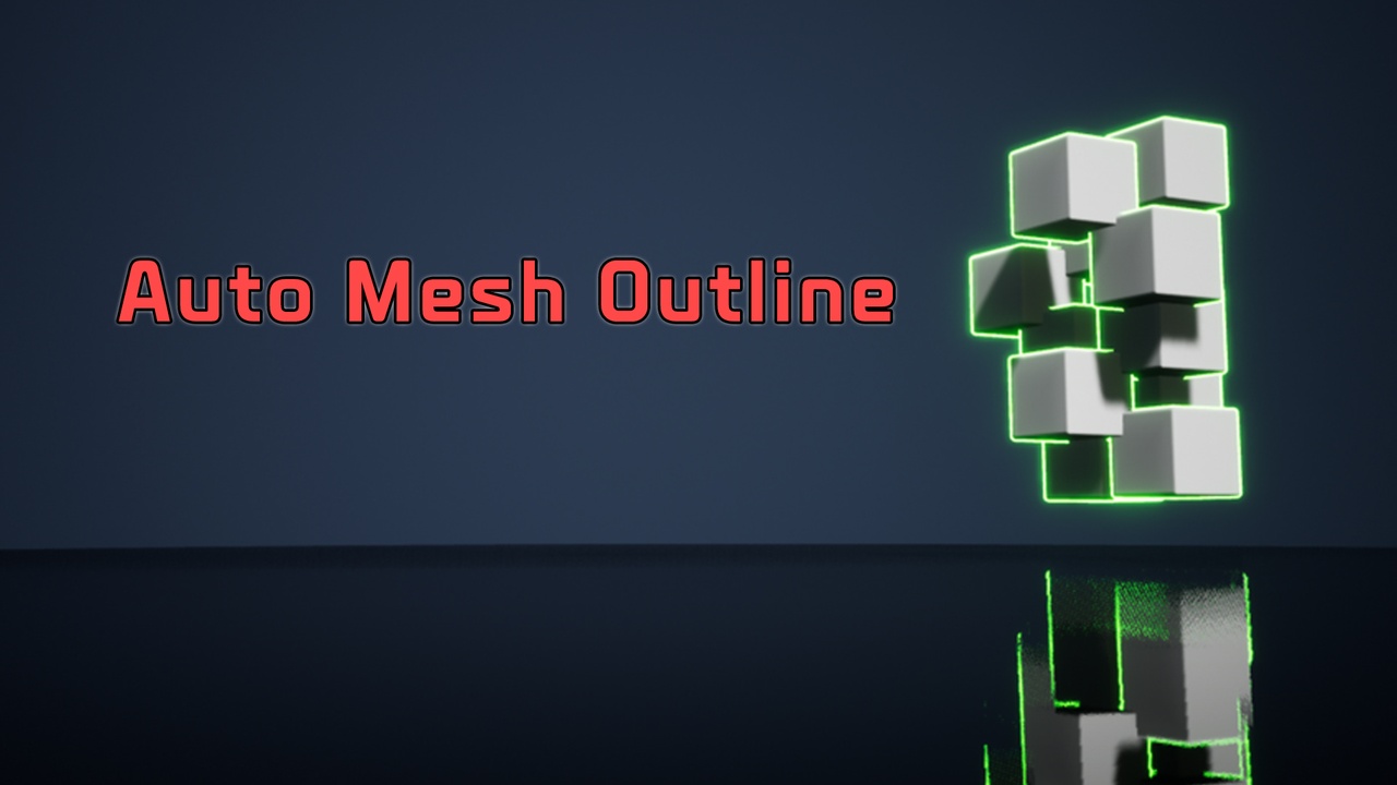 Auto Mesh Outline 제품 등록을 위한 미디어 1개