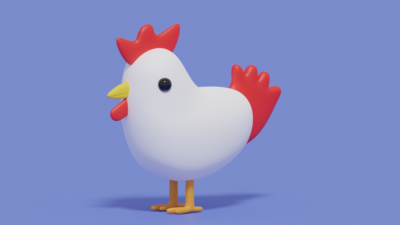 Media 1 for listing Cartoon Lovely Chicken