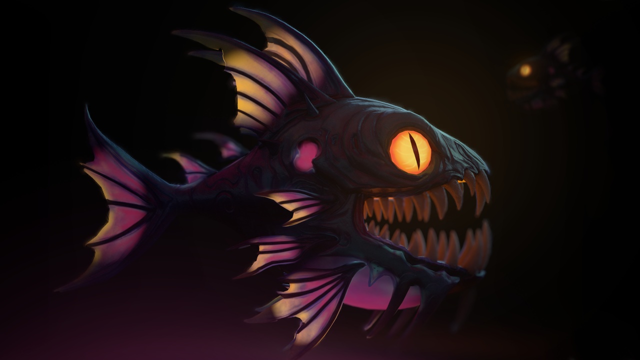 Media 1 for listing 3 Animated Stylized Deep-Sea Fish