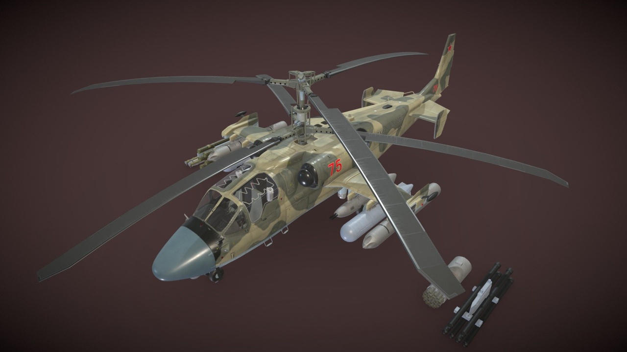 商品 Kamov Ka-52 Alligator Camo Static 的媒体 1