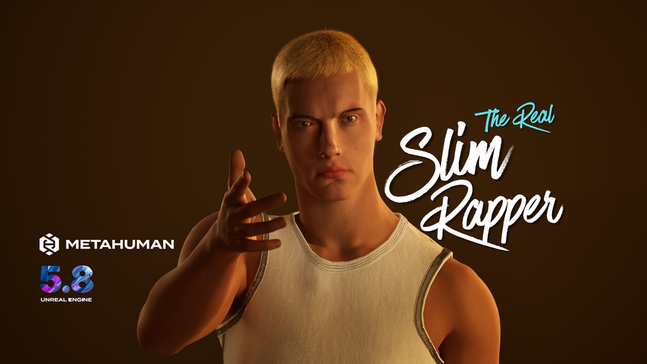 Media 1 for listing The Real Slim Rapper (Eminem - Slim Shady) │ Metahuman