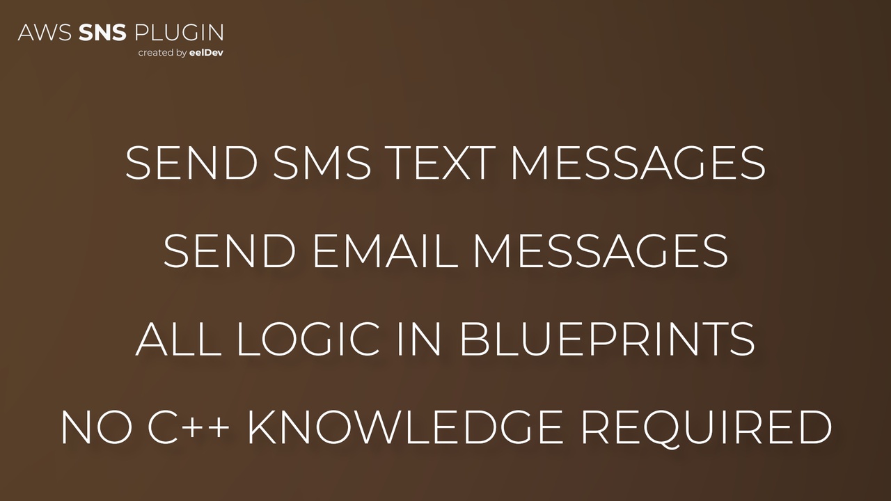 Media 1 for listing AWS SNS Notifications Plugin by eelDev