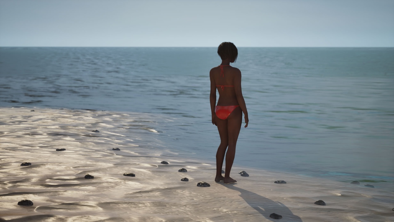 Média 1 pour l'article Modular Character Summer Beach Girl NPC VRHM