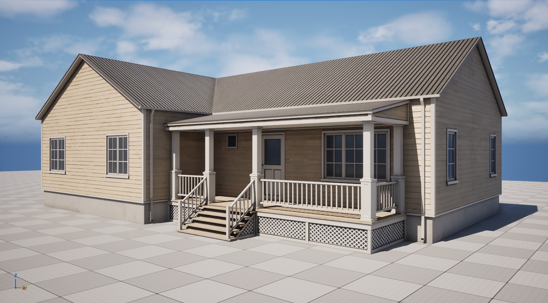 Media 1 for listing House 5 PBR Low Poly