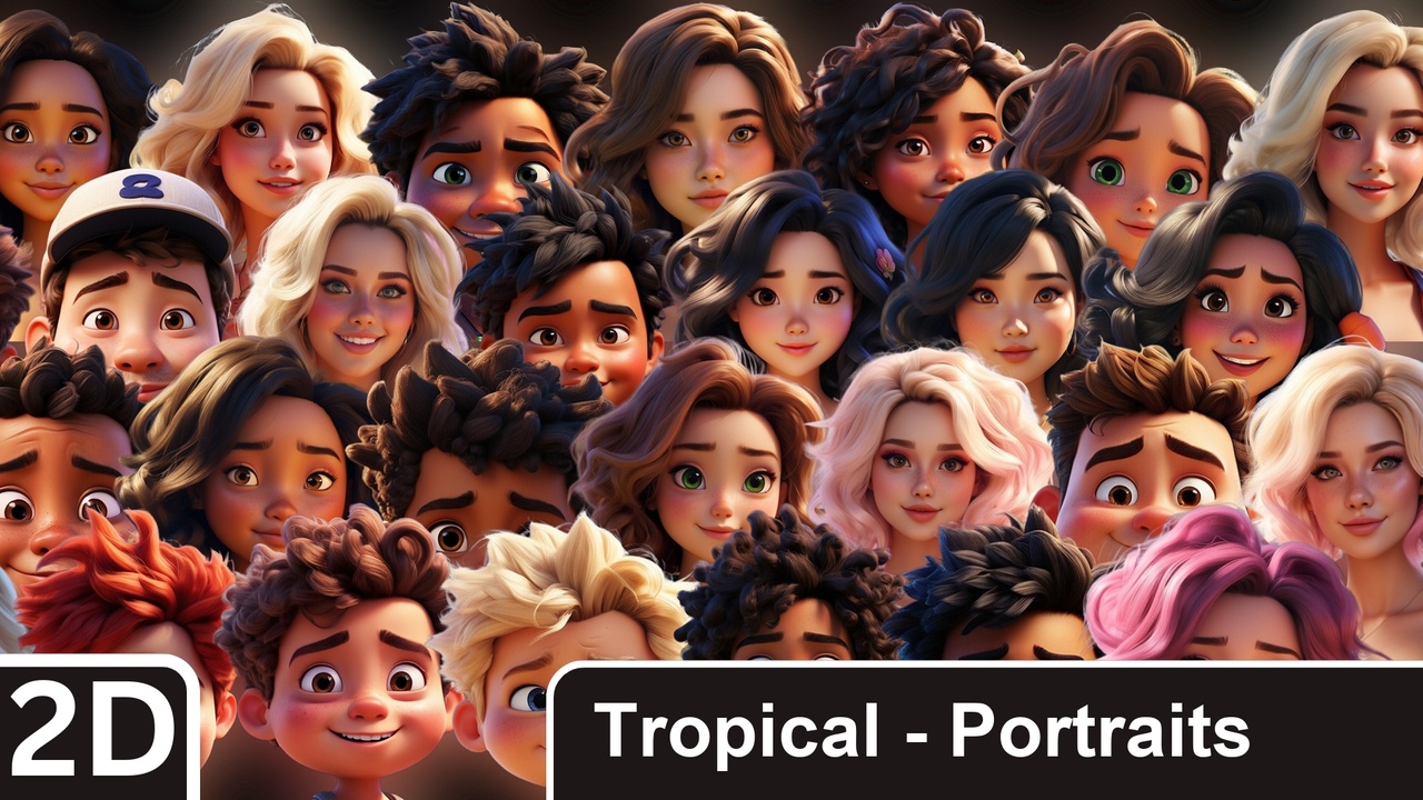 [Tropical] UI Portraits - 60 | Fab