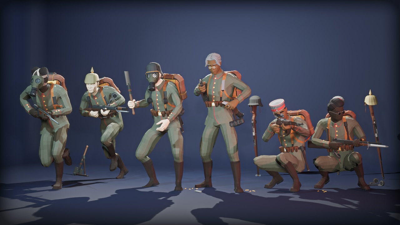 Media 1 for listing Low poly WW1 German pack