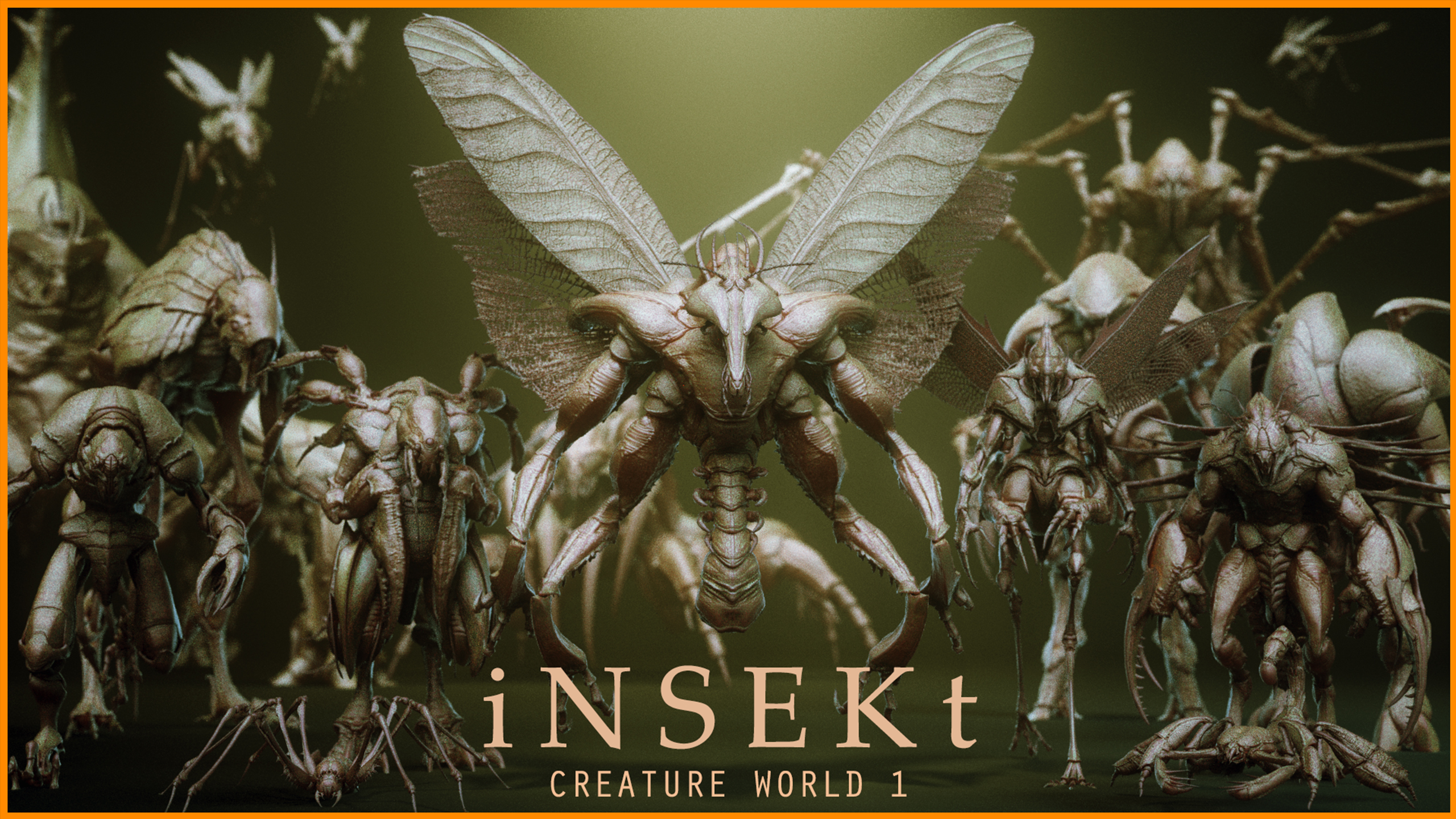 iNSEKt - 150+ Kitbash Insectoid Monster Parts | Fab