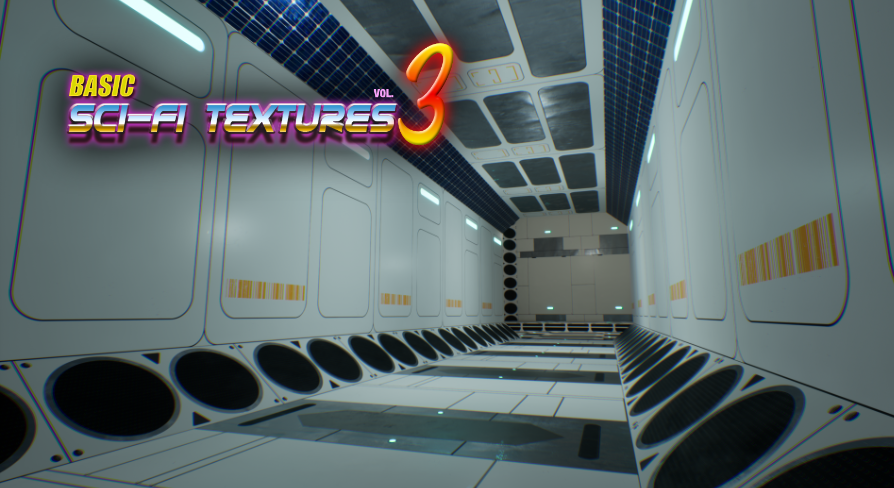 Basic Sci-fi Textures Vol. 3 | Fab