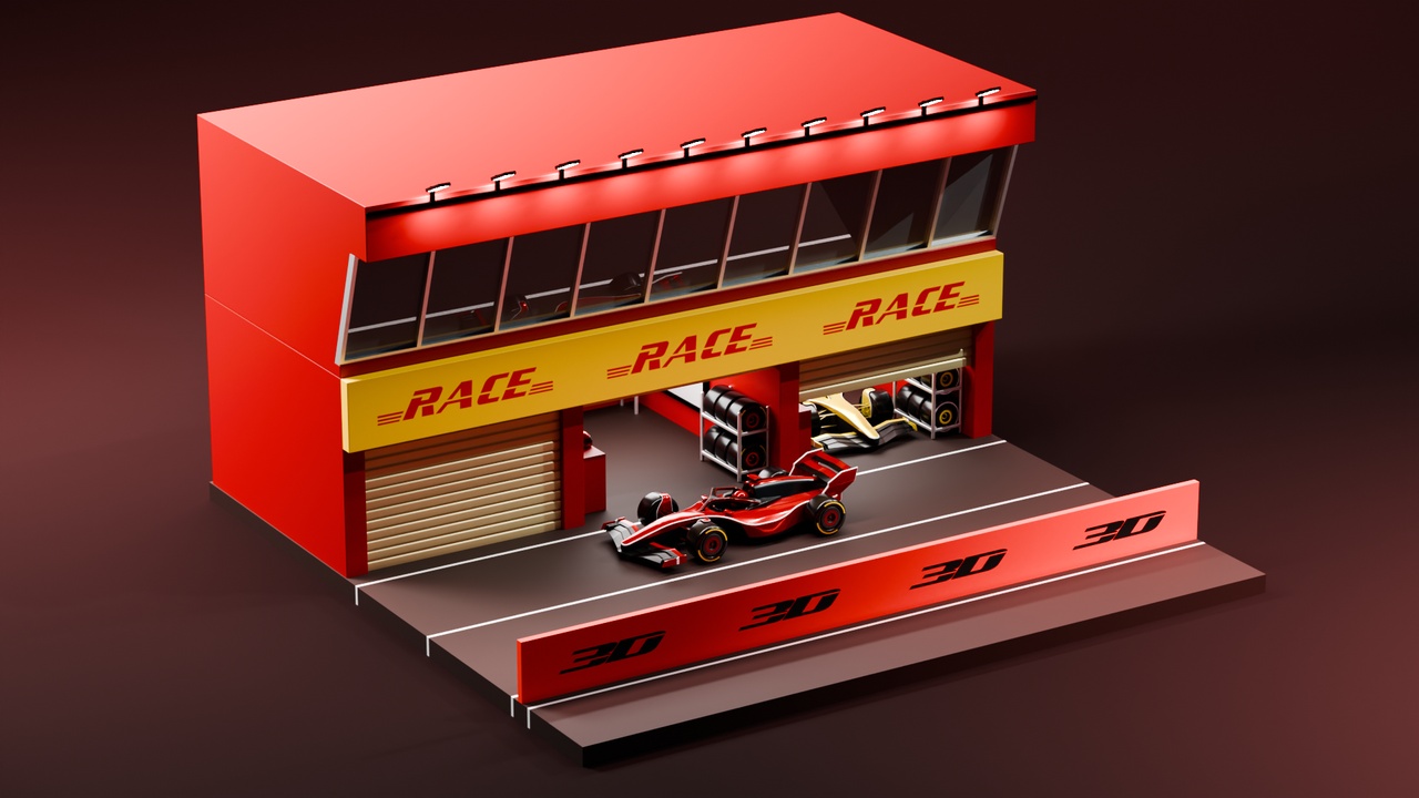 Media 1 for listing F1 PIT STOP 3D - When Speed Meets Art