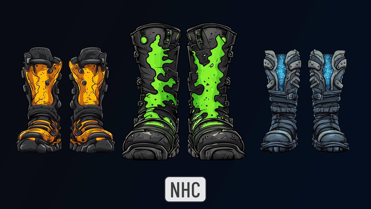 NHC - CARTOON Medieval Boots 제품 등록을 위한 미디어 1개