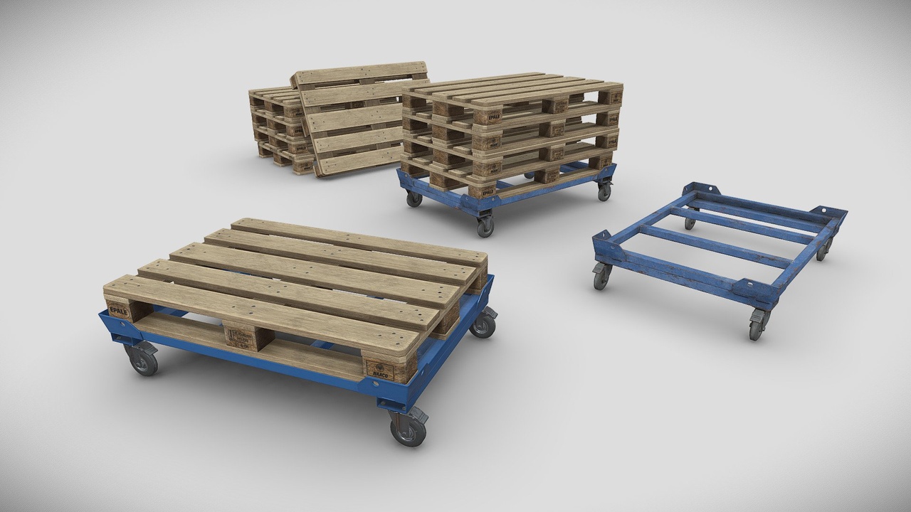 Media 1 for listing Euro Pallet Trolley