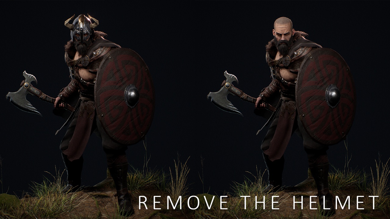 商品 Viking Warrior 3d model 的媒体 1