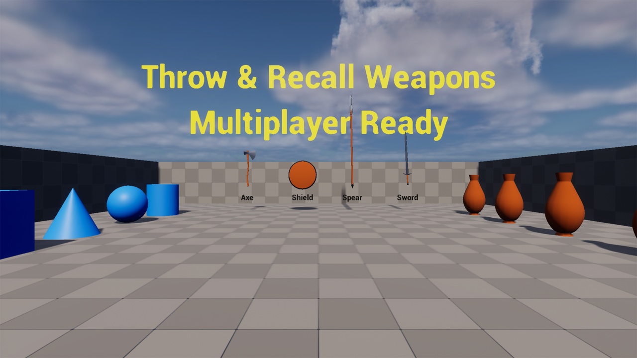 Media 1 for listing Throw And Recall Weapon Multiplayer Ready