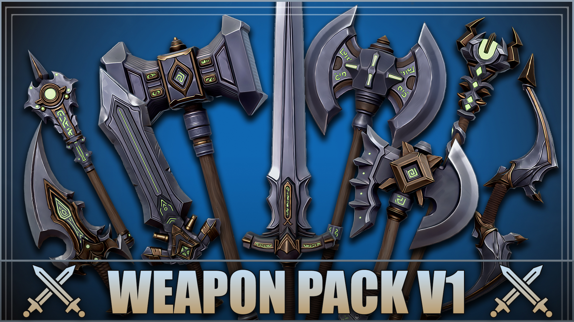 Prototype Stylized Weapon Pack V1 | Fab