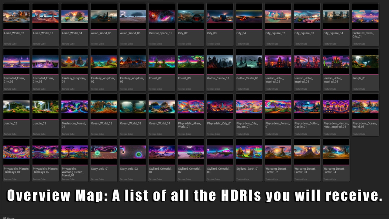 Media 1 for listing Multiverse Skies: HDRI Mega Pack (51 Worlds)