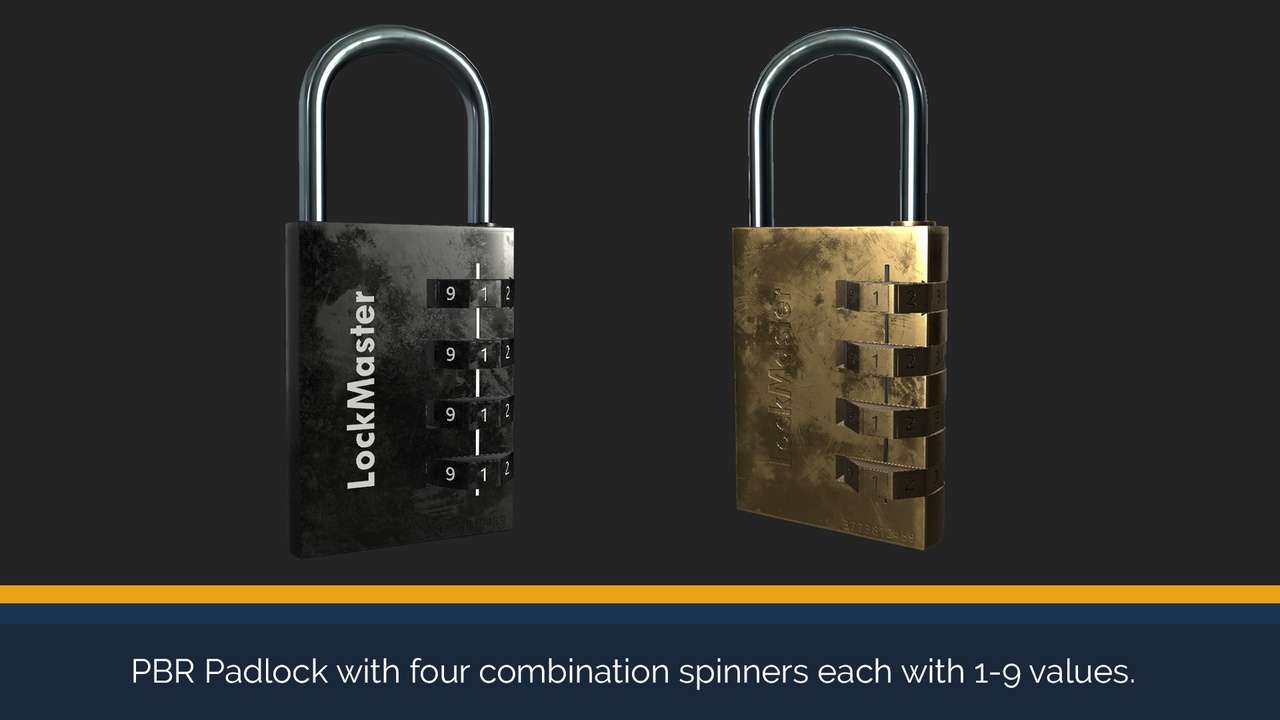 Media 1 for listing PBR Padlocks Model Pack