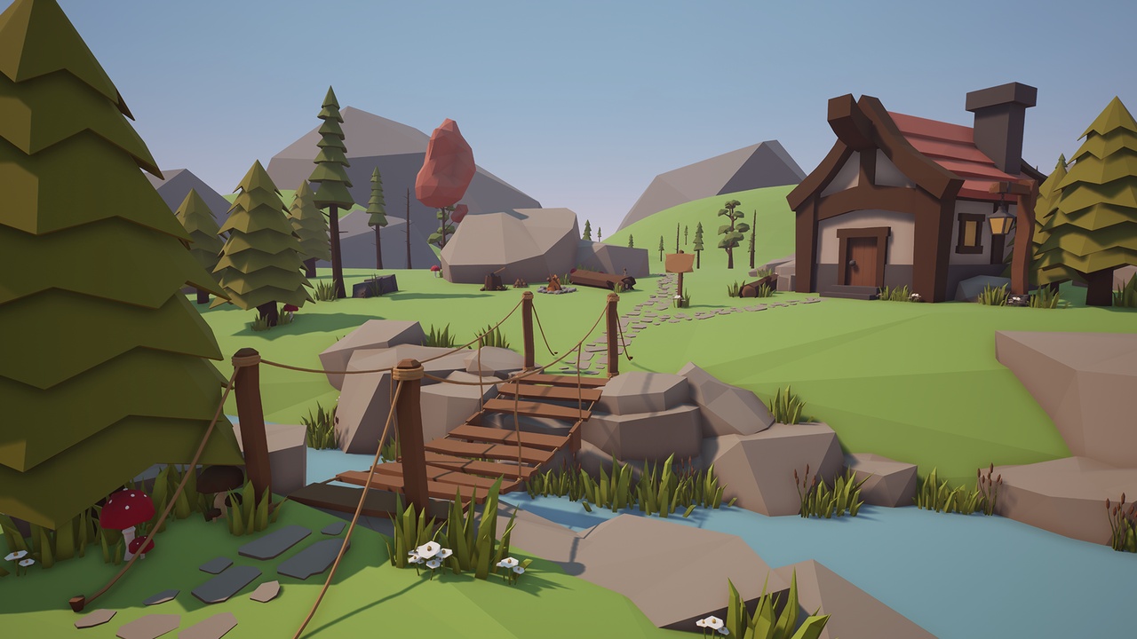 Media 1 for listing Low Poly Nature