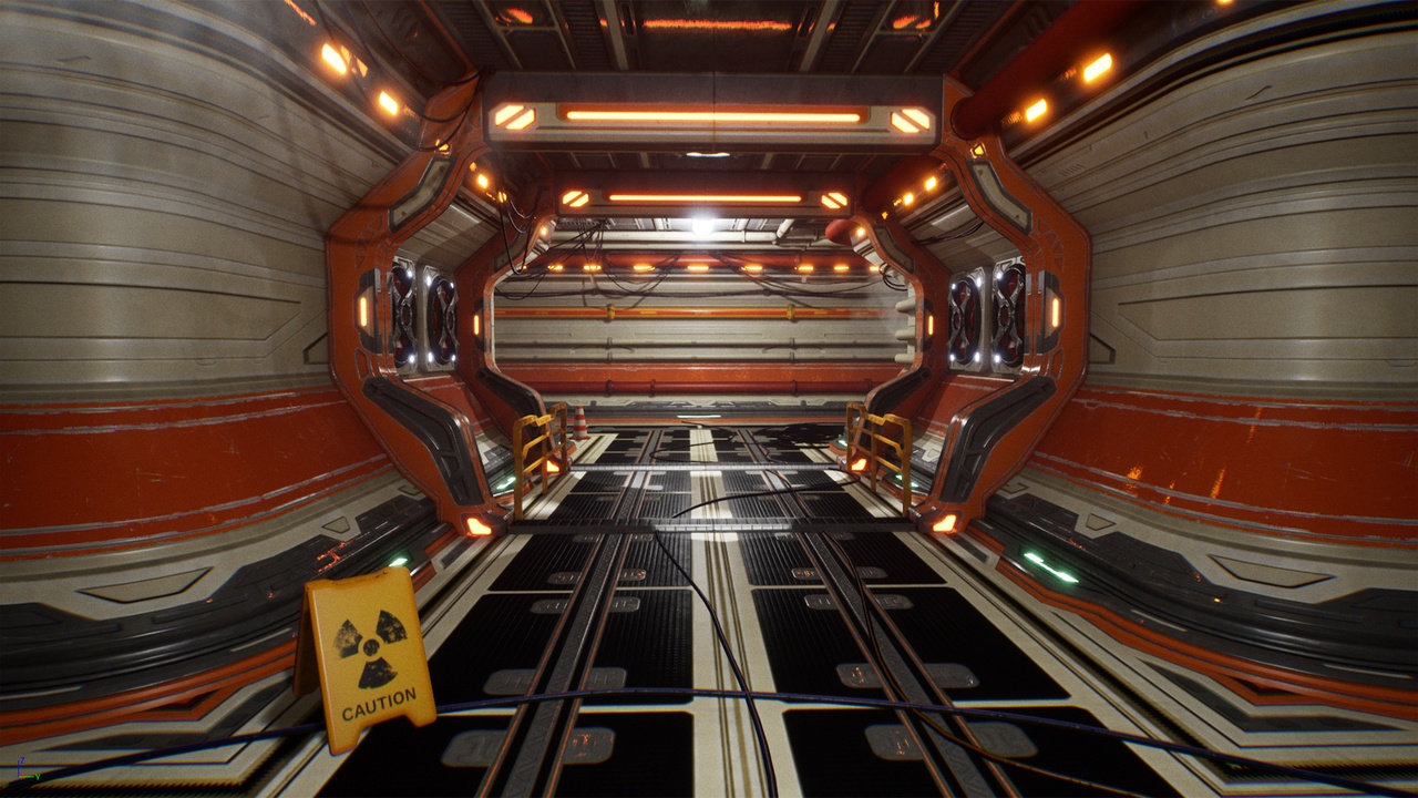 商品 Sci-FI Modular Hallway Environments 的媒体 1