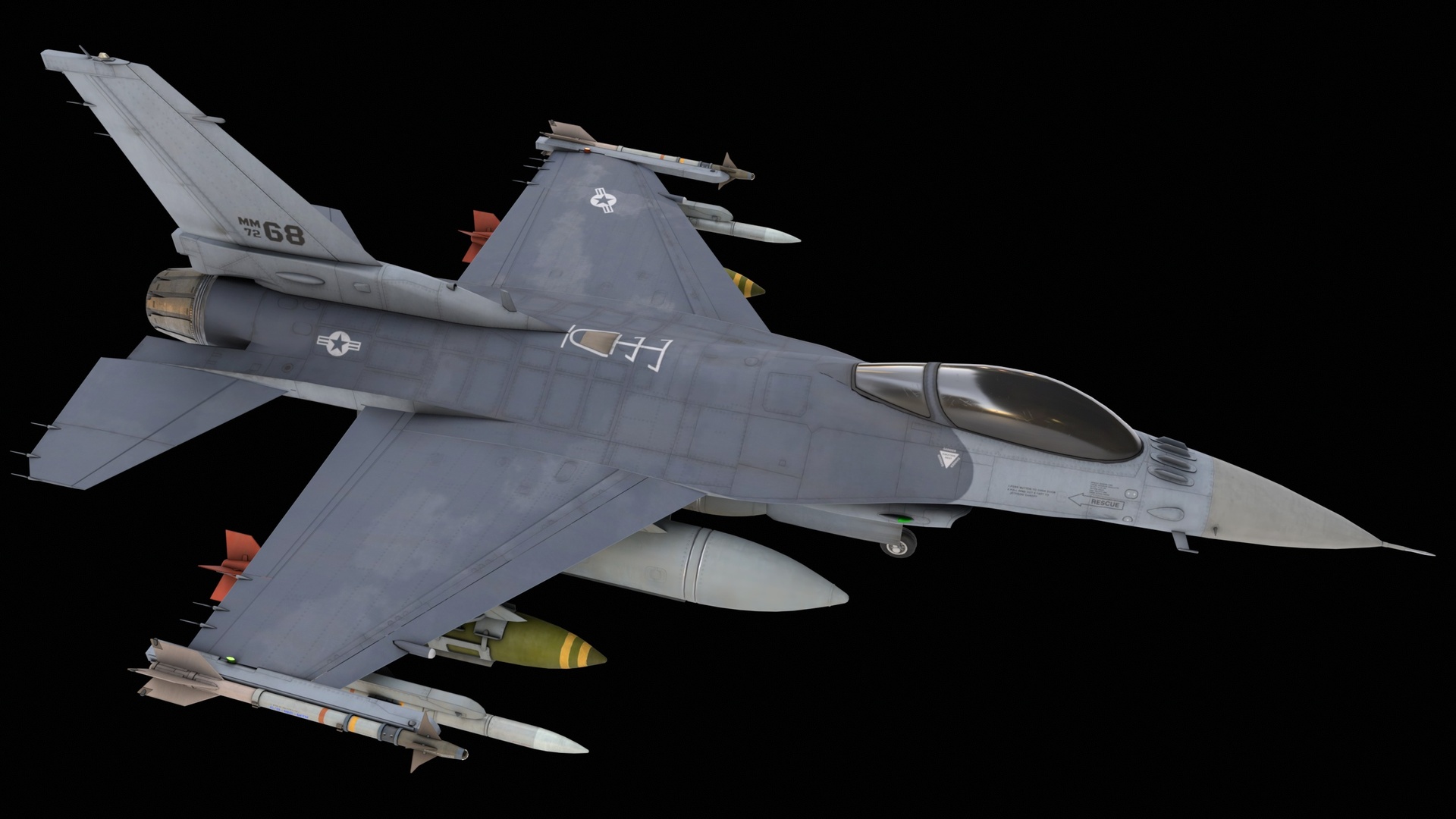 Media 1 for listing F-16 Fighting Falcon Aircraft