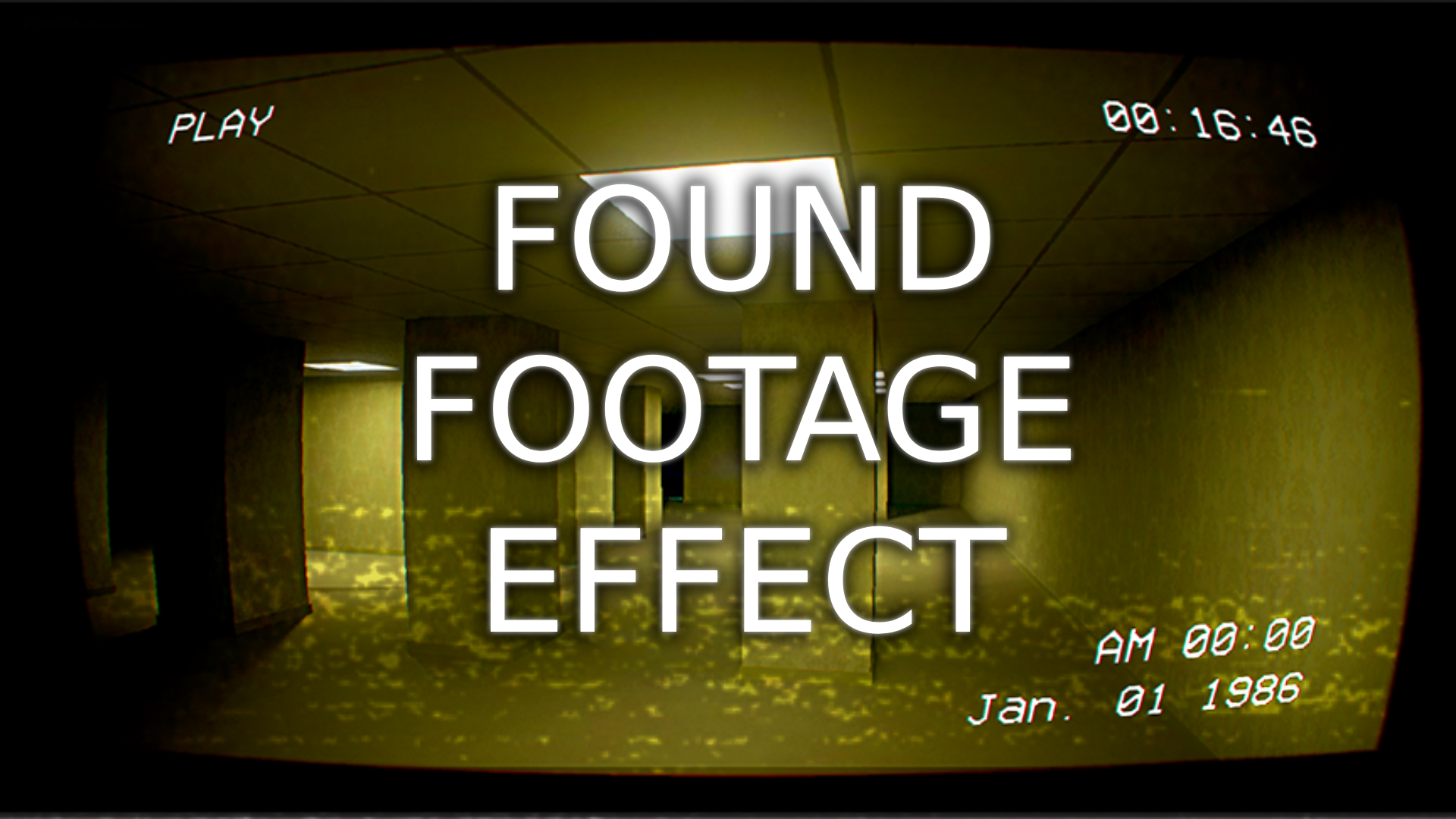 Found Footage Camera Post Process | Fab