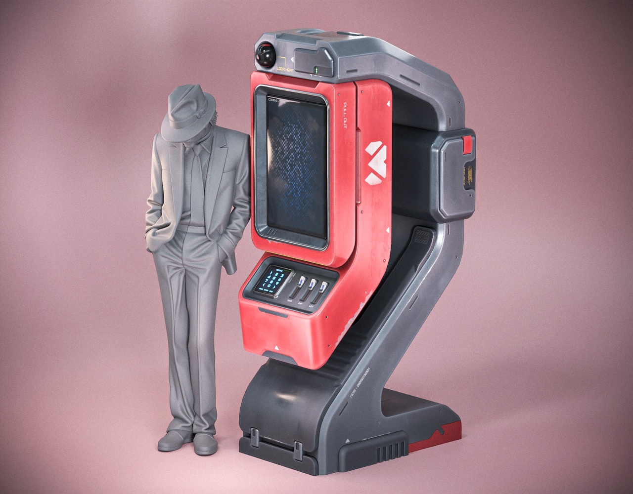 Media 1 for listing Sci-fi Console X4 PBR