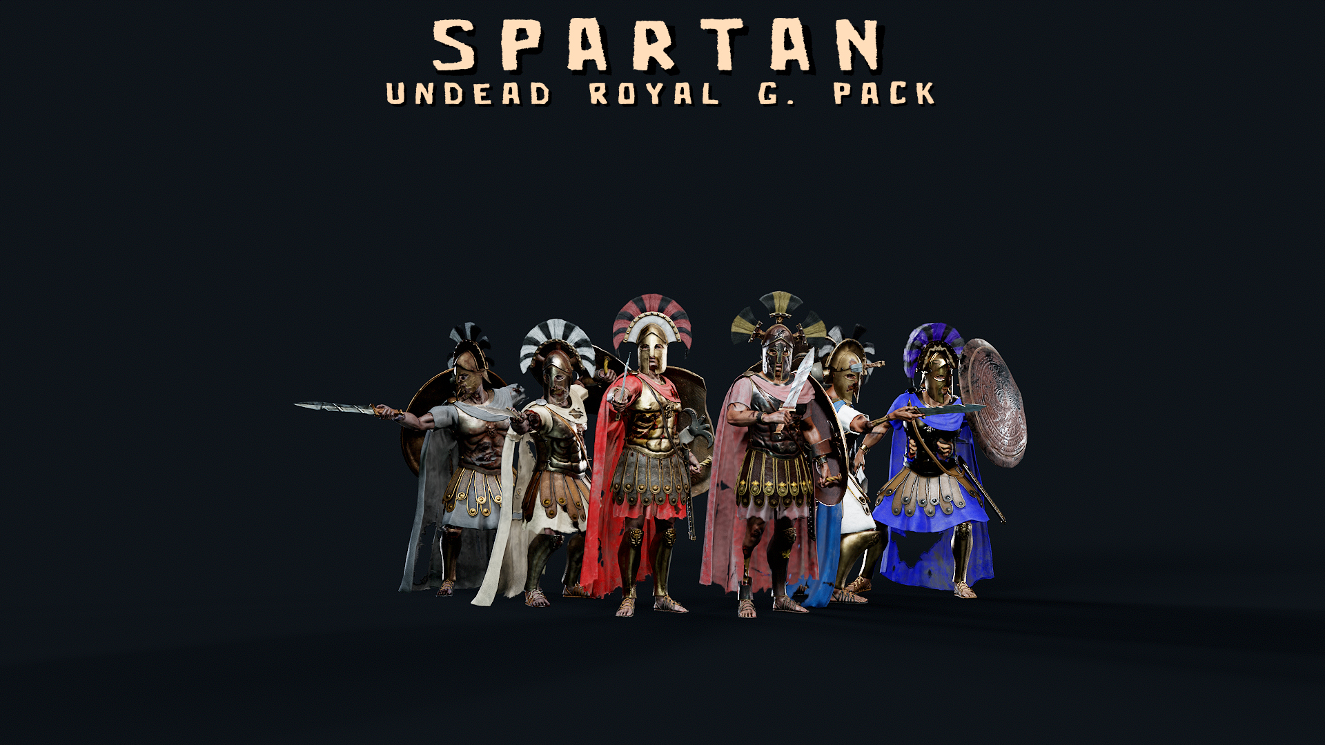 SPARTAN ROYAL GUARD UNDEAD PACK | Fab