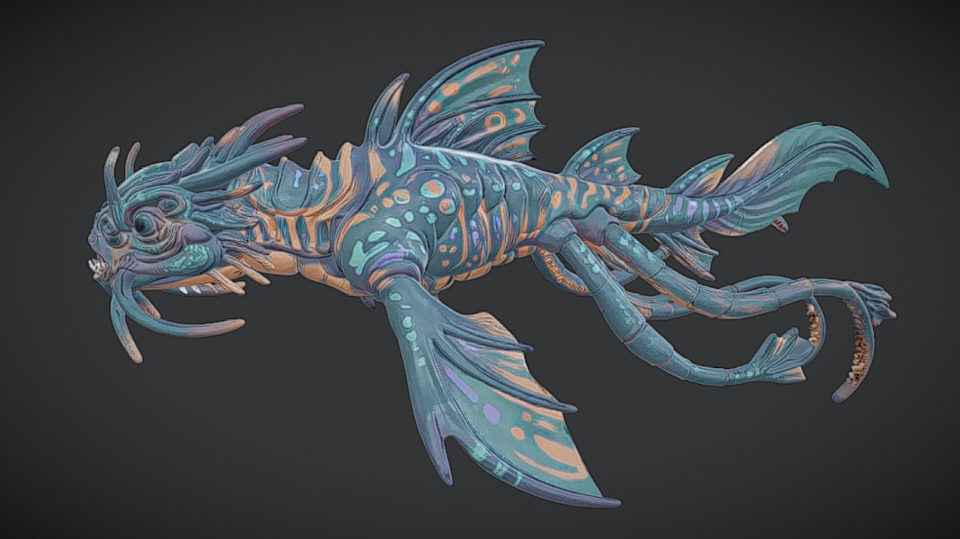 Alien Aquatic Creature | Fab