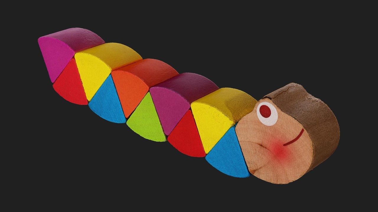 Media 1 for listing Colorful Wooden Toy