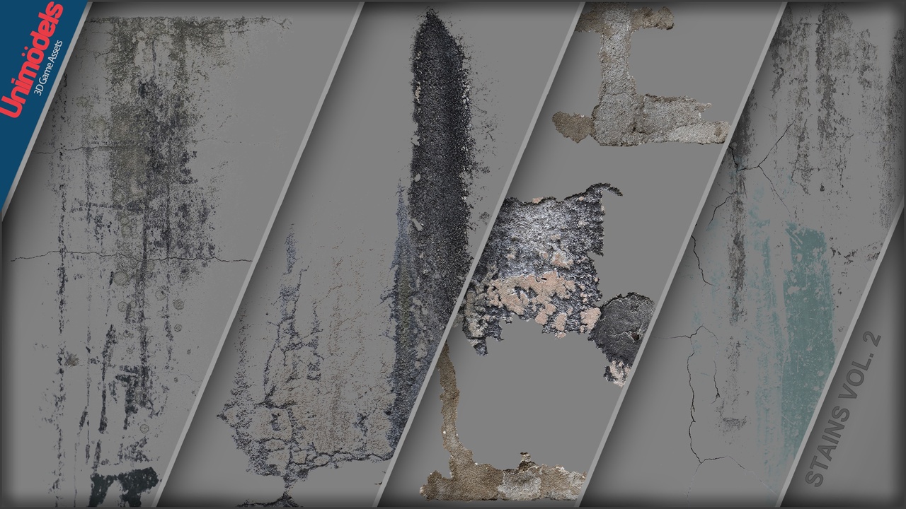 Media 1 for listing Stains decals Vol. 2 - Surface Wear & Grime