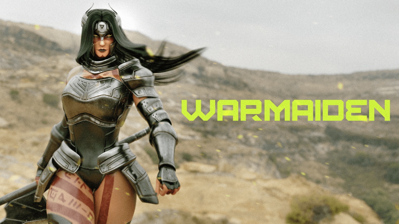 Media 1 for listing Female Superhero Game Character - Warmaiden