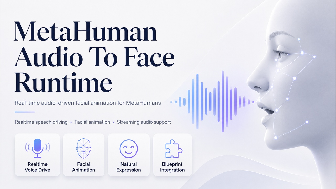 Media 1 for listing MetaHuman Audio to Face Runtime