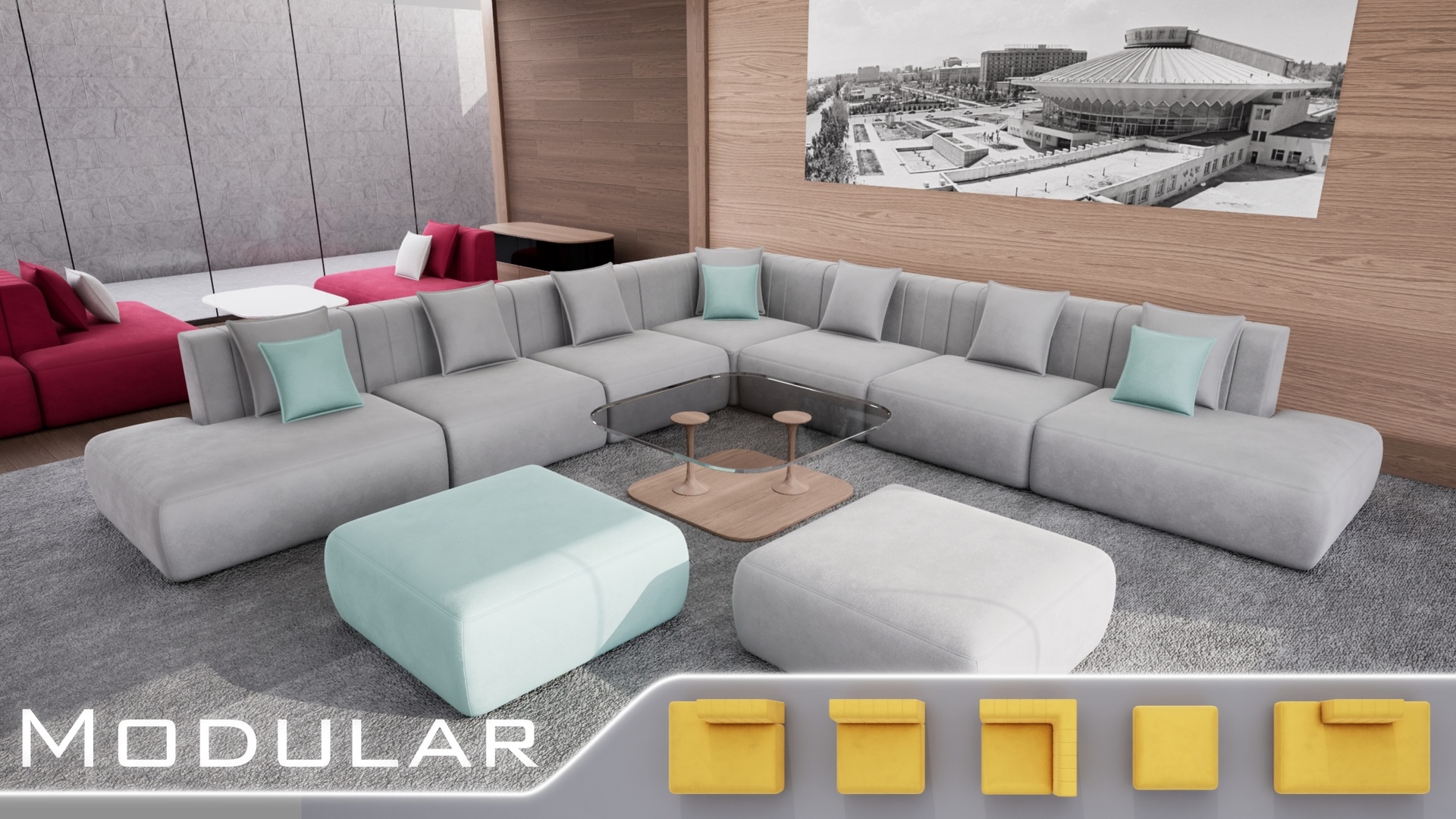 Media 1 for listing Furniture Sofa 5 (Modular)