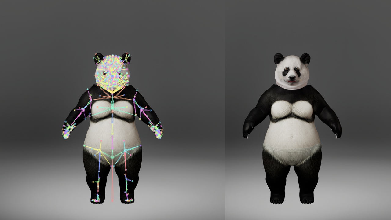Media 1 for listing Metahuman Chinese Panda