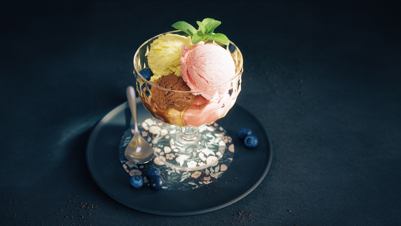 Icecream bowl 제품 등록을 위한 미디어 1개