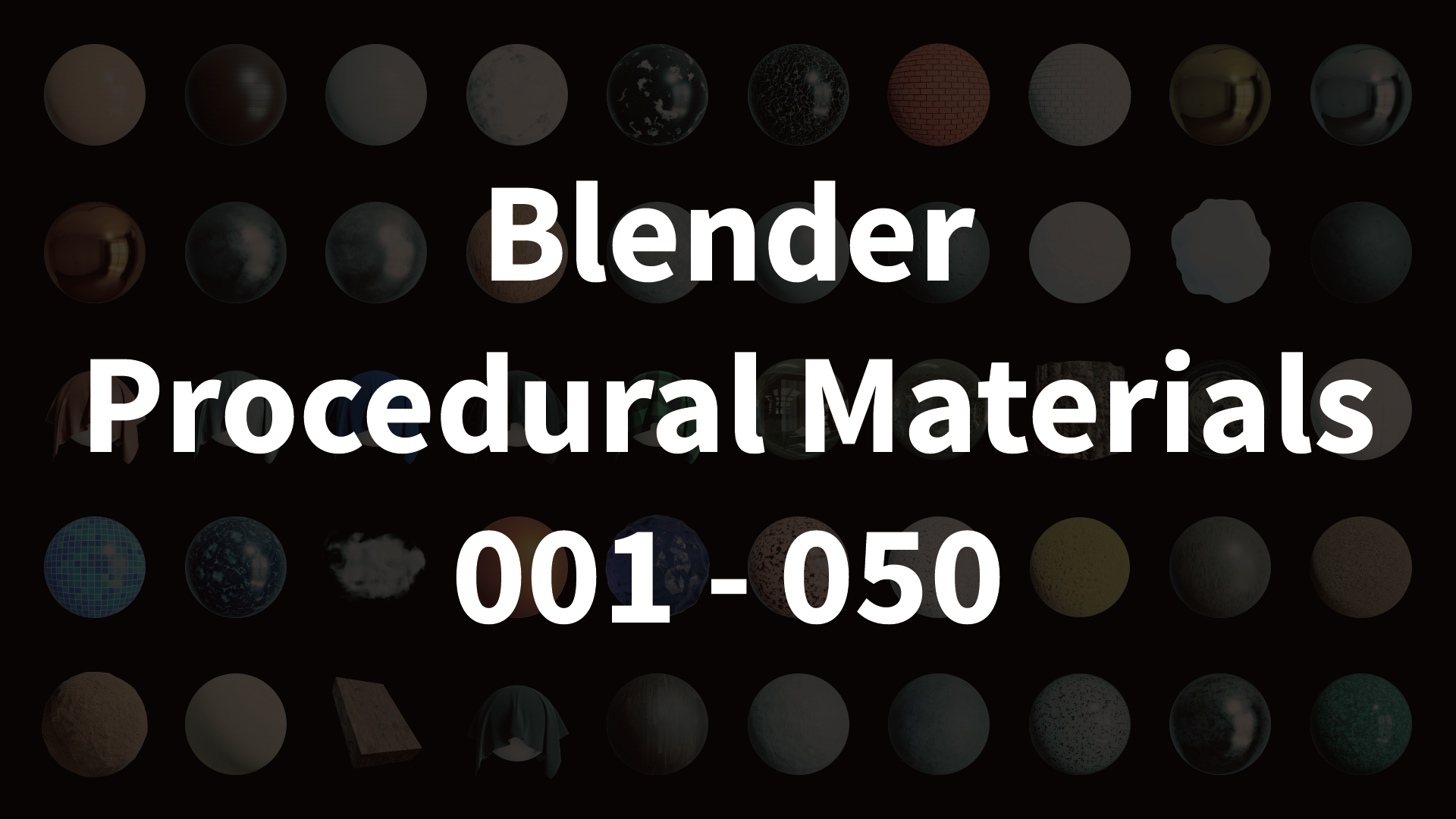 Blender Procedural Materials 001-050 | Fab